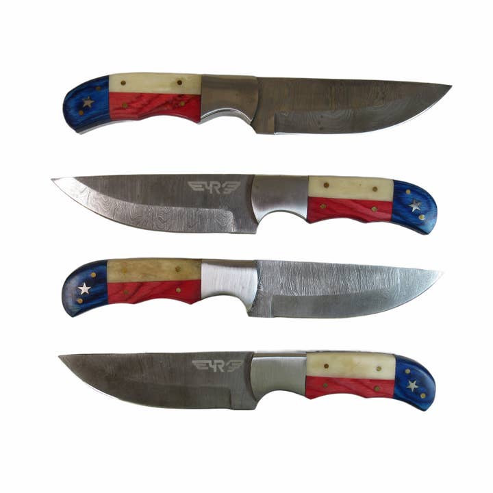 Lone Star Steakmes 4-delige set - Roestvrij staal - 9" voor wholesale door Ruddock Bros. LLC