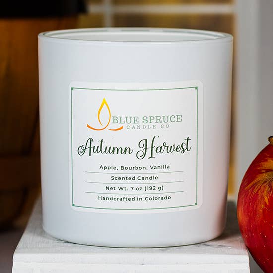 Autumn Harvest Scented Candle, Fall Candle, Apple Candle for wholesale by Blue Spruce Candle Company