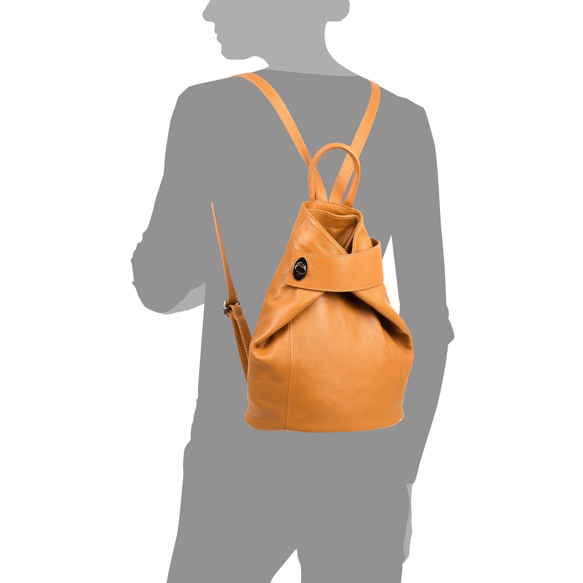 FIRENZE ARTEGIANI - Venta al por mayor Bolso con correa - Mujer - Edvige Bolso mochila Mujer.Piel auténtica Dollaro3