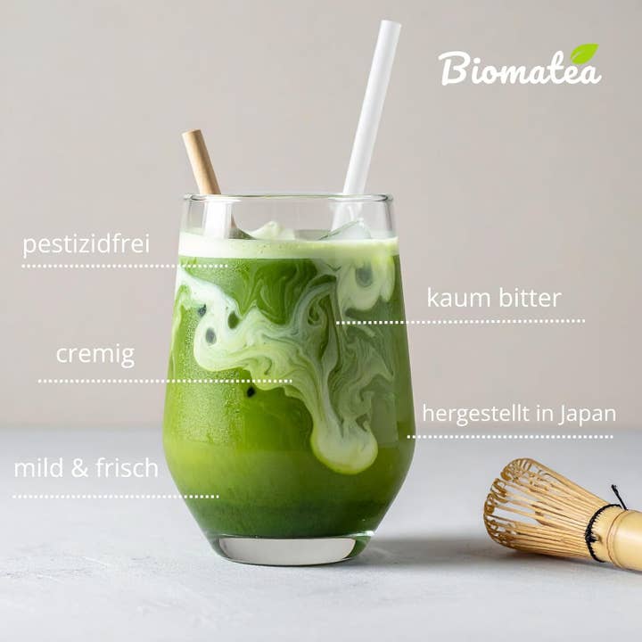 Biomatea - Wholesale Health/Detox Tea - Japanese Matcha Tea Powder, Matcha Love Cat edition, 50 g, Cafe Quality7