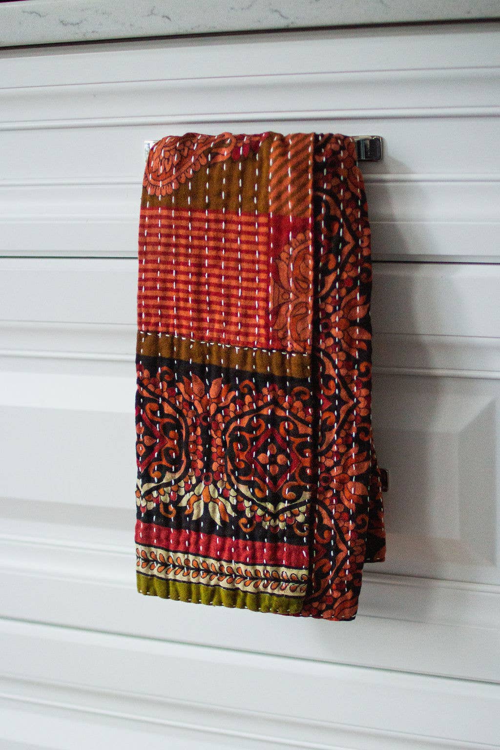 Asha Project - Wholesale Tea Towel - Kantha Kitchen Towel5