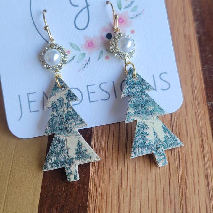 JEMdesigns - Wholesale Dangle Earrings - Christmas Tree Earrings1