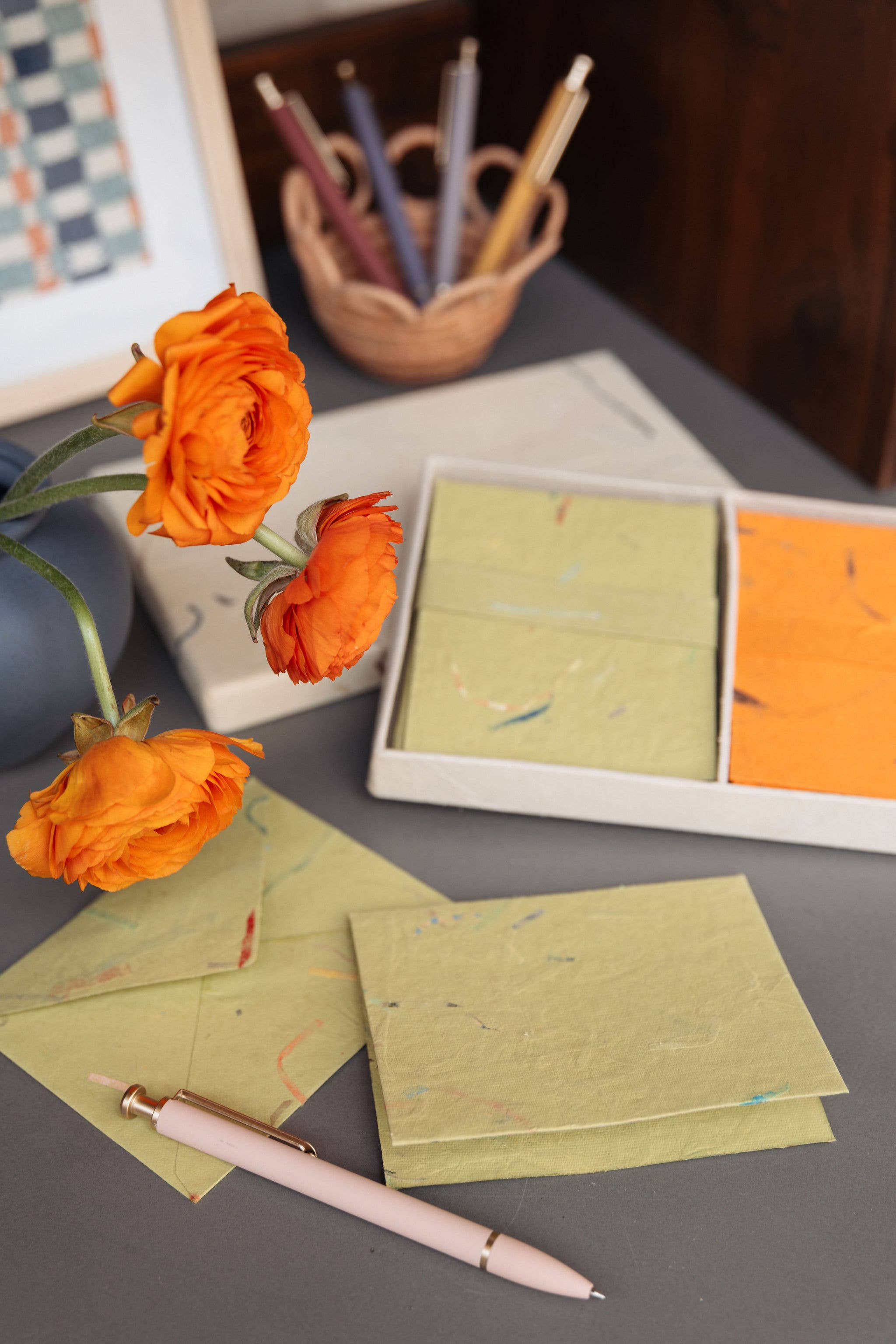 Sustainable Threads - Wholesale Stationery/Notecard Set - Notecards | Recycled Cotton | Different Strokes (set of 16)3