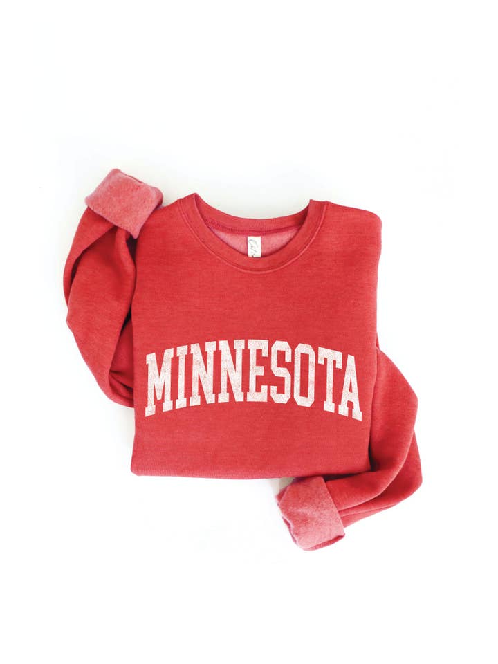OAT COLLECTIVE - Wholesale Graphic Sweatshirt - Women's - MINNESOTA Graphic Sweatshirt10