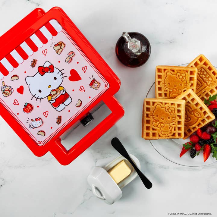 Uncanny Brands Hello Kitty Deluxe Waffler for wholesale by Uncanny Brands