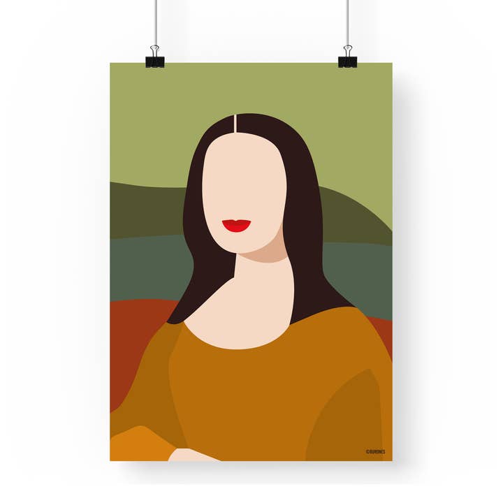 Kunstdruck Mona Lisa für den Großhandel von Burones