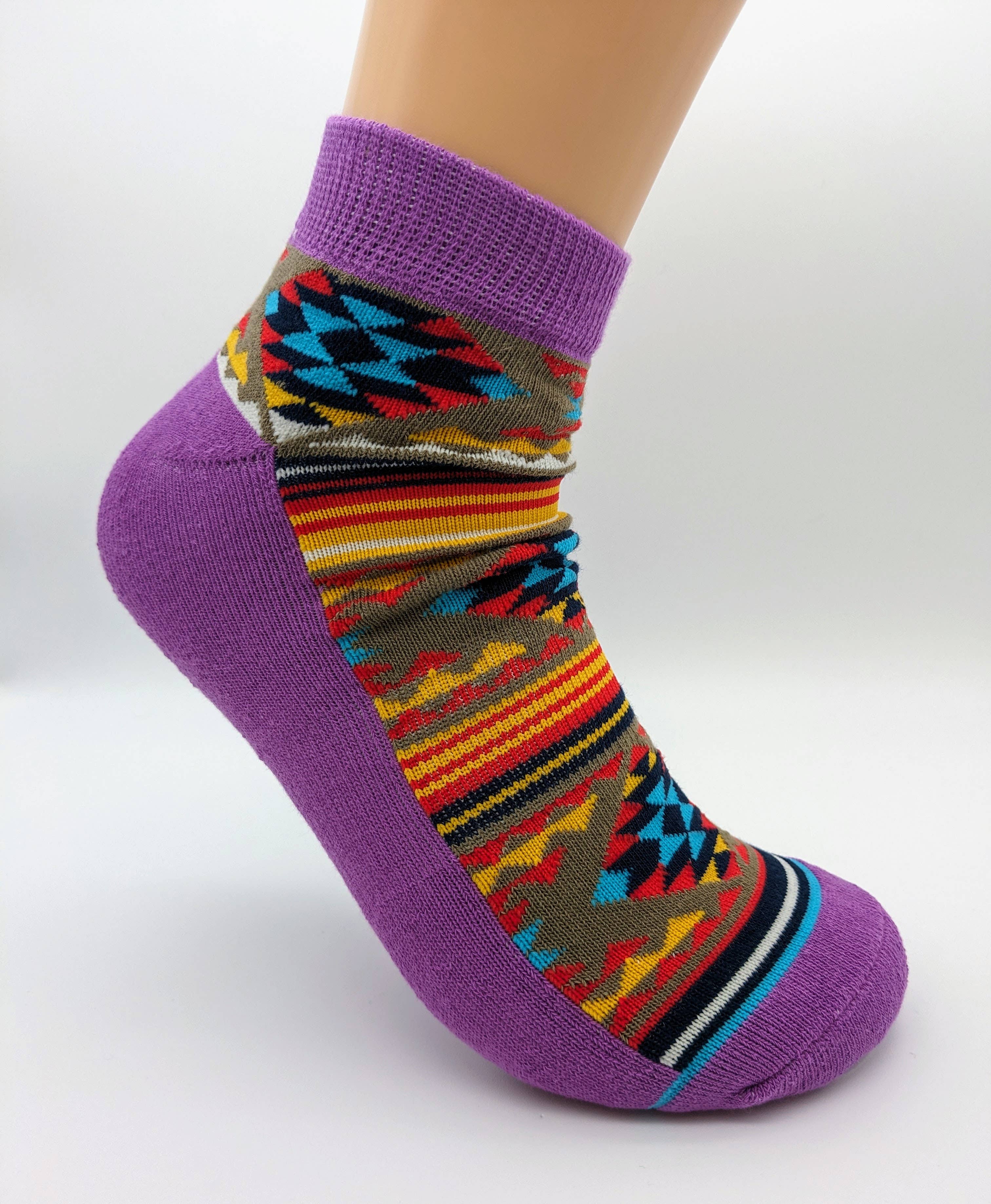 Flag Matrix Inc - Wholesale Socks - Unisex - Native Ankle Socks- Design 26