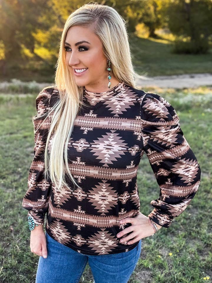 Sterling Kreek - Wholesale Blouse - Women's - Golden Arroyo Top1