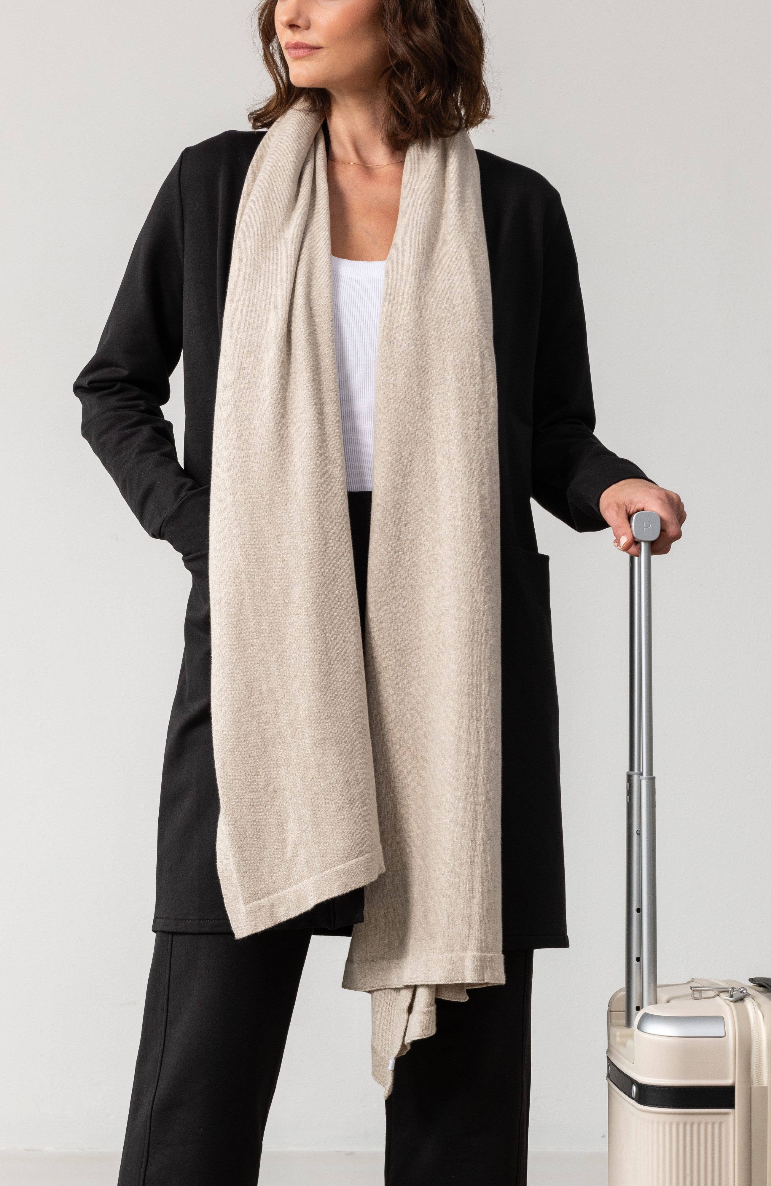 zestt organics - Wholesale Scarf - Women's - Dreamsoft Organic Cotton Travel Scarf - Birch3