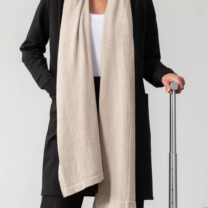 zestt organics - Wholesale Scarf - Women's - Dreamsoft Organic Cotton Travel Scarf - Birch3