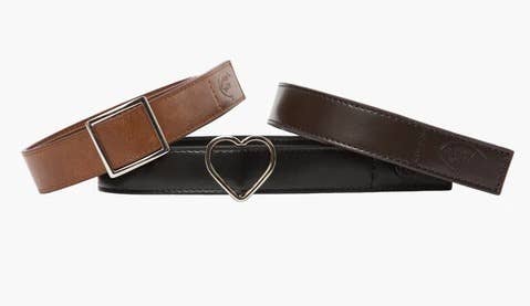 Myself Belts - Wholesale Belt - Kids - Brown faux Leather1