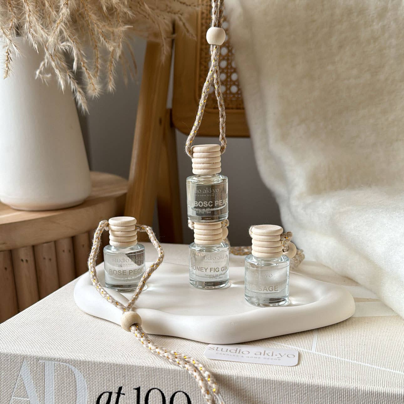 Studio Akiyo - Wholesale Car Freshener - Unisex - Car Diffuser Honey Fig + Ginger | Car Freshies |  Freshener1