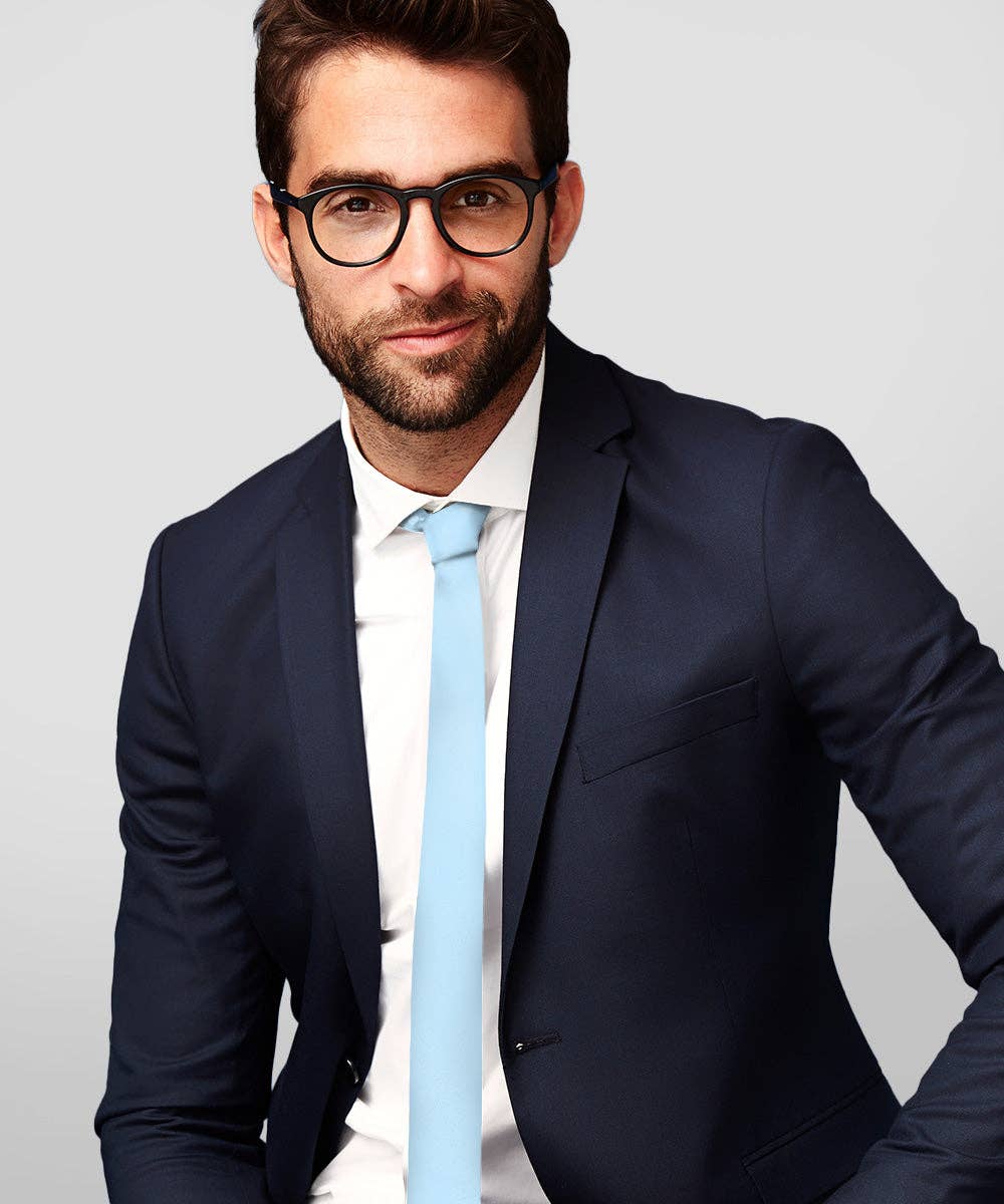 Dubal Brothers - Vente Cravate – homme - Cravate fine unie (4 paquets) par Vittorio Farina32