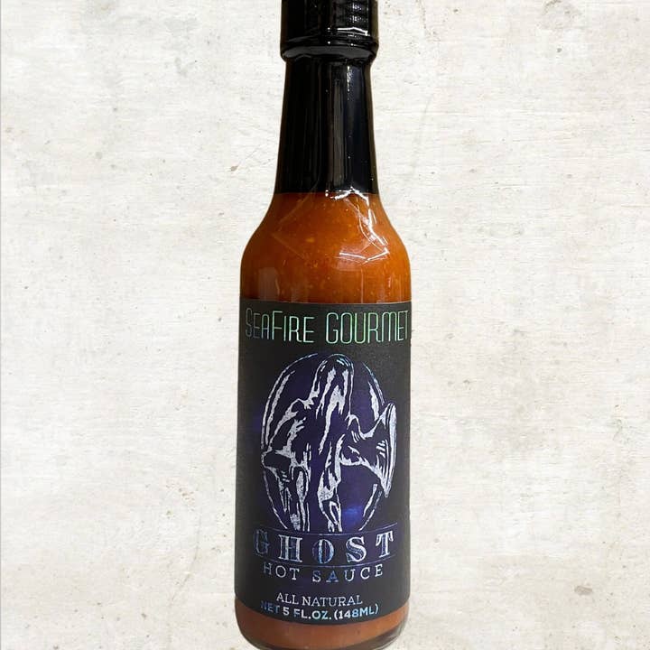 Seafire Gourmet Hot Sauce - Vente Sauces piquantes - Sauce Piquante Bhut Jolokia Fantôme0