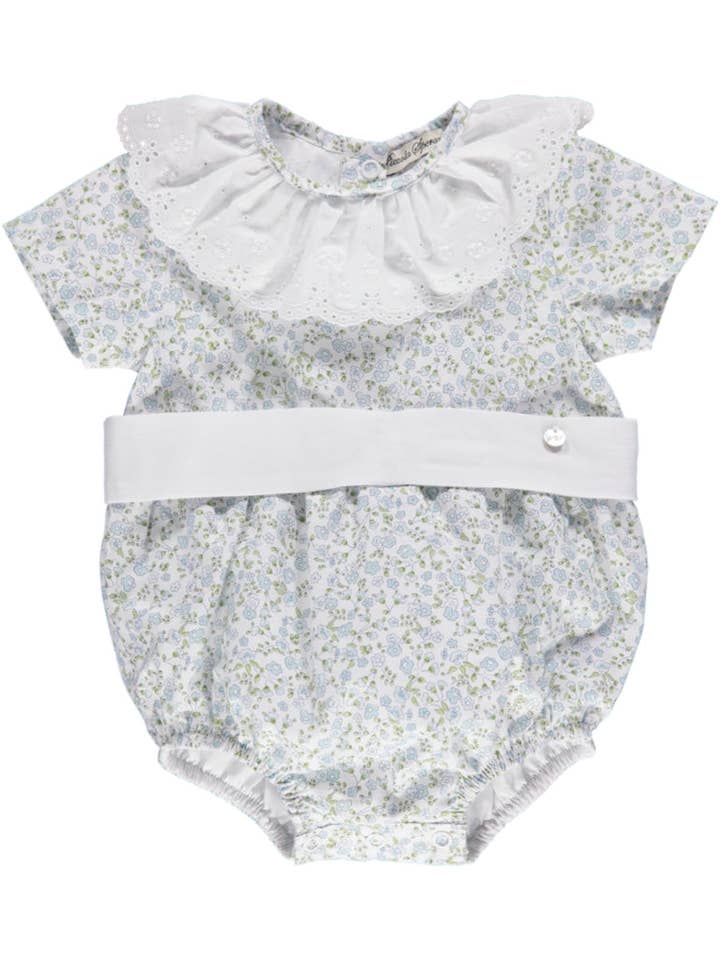 Combinaison bleue avec détails pour la vente par Piccola Speranza