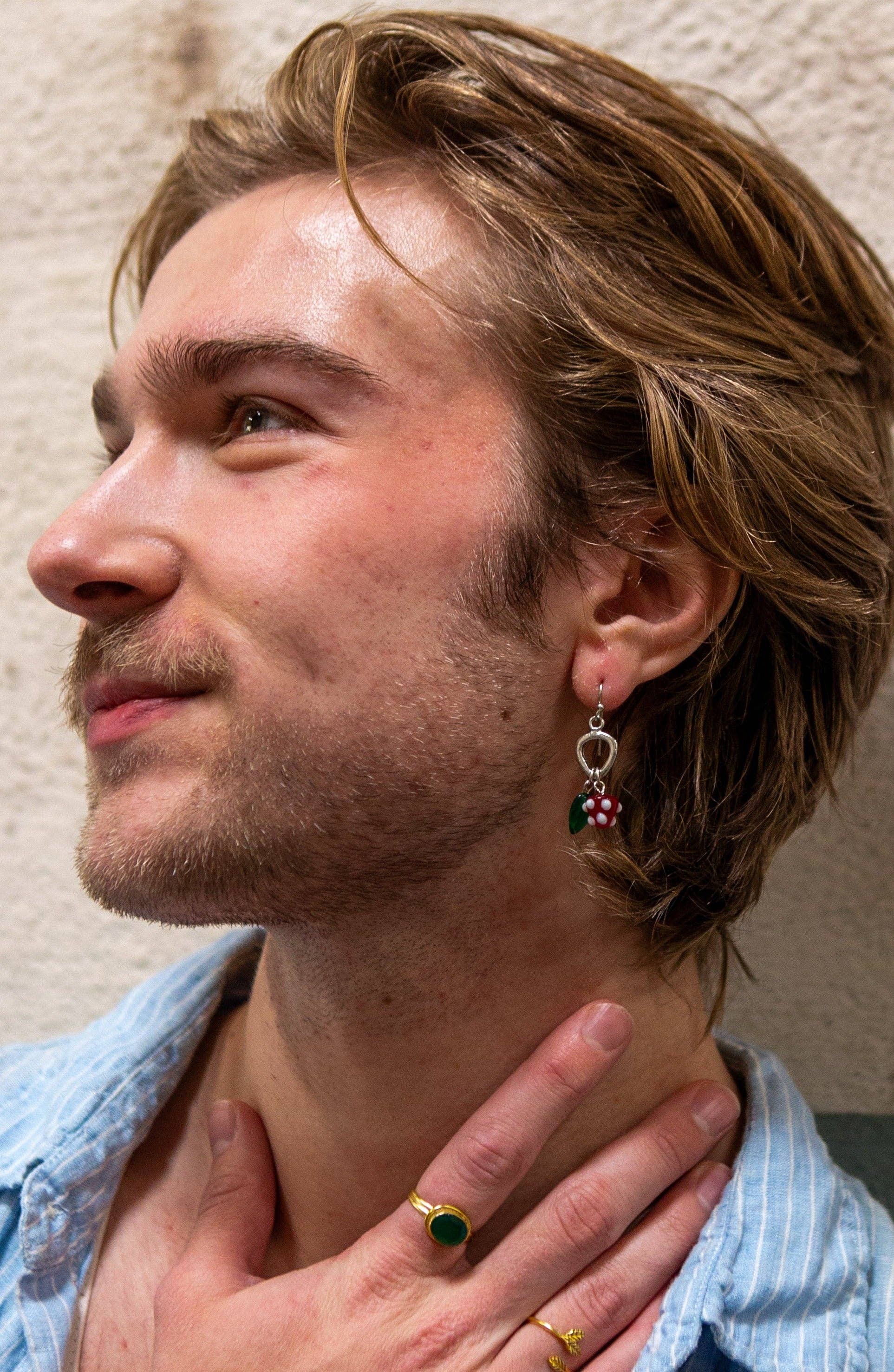 Fair Anita - Wholesale Dangle Earrings - Glass Charm Earrings - Strawberry1