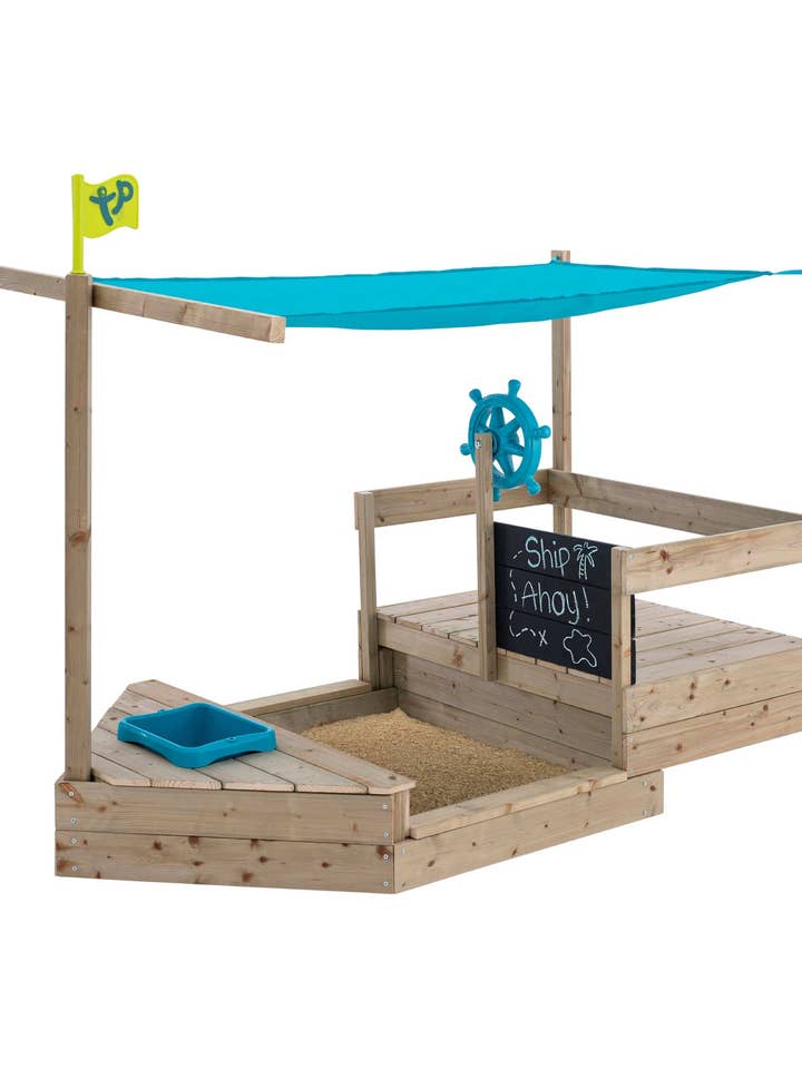 TP Toys Ahoy Ship - Sand Box with Cover Play Boat for wholesale by Flybar, Inc