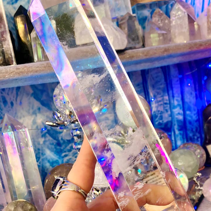 Altar point obelisk glass crystal sacred geometry and other Purchase Wholesale deco craft malerweiß. Free Returns & Net 60 Terms on Faire trending on Faire.