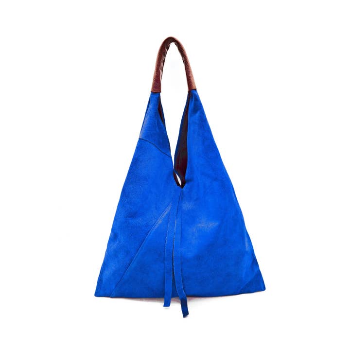 Ellas Trading - Wholesale Shoulder Bag - Women's - Drawstring Slouchy Italian Suede Tote Bag with Purse10