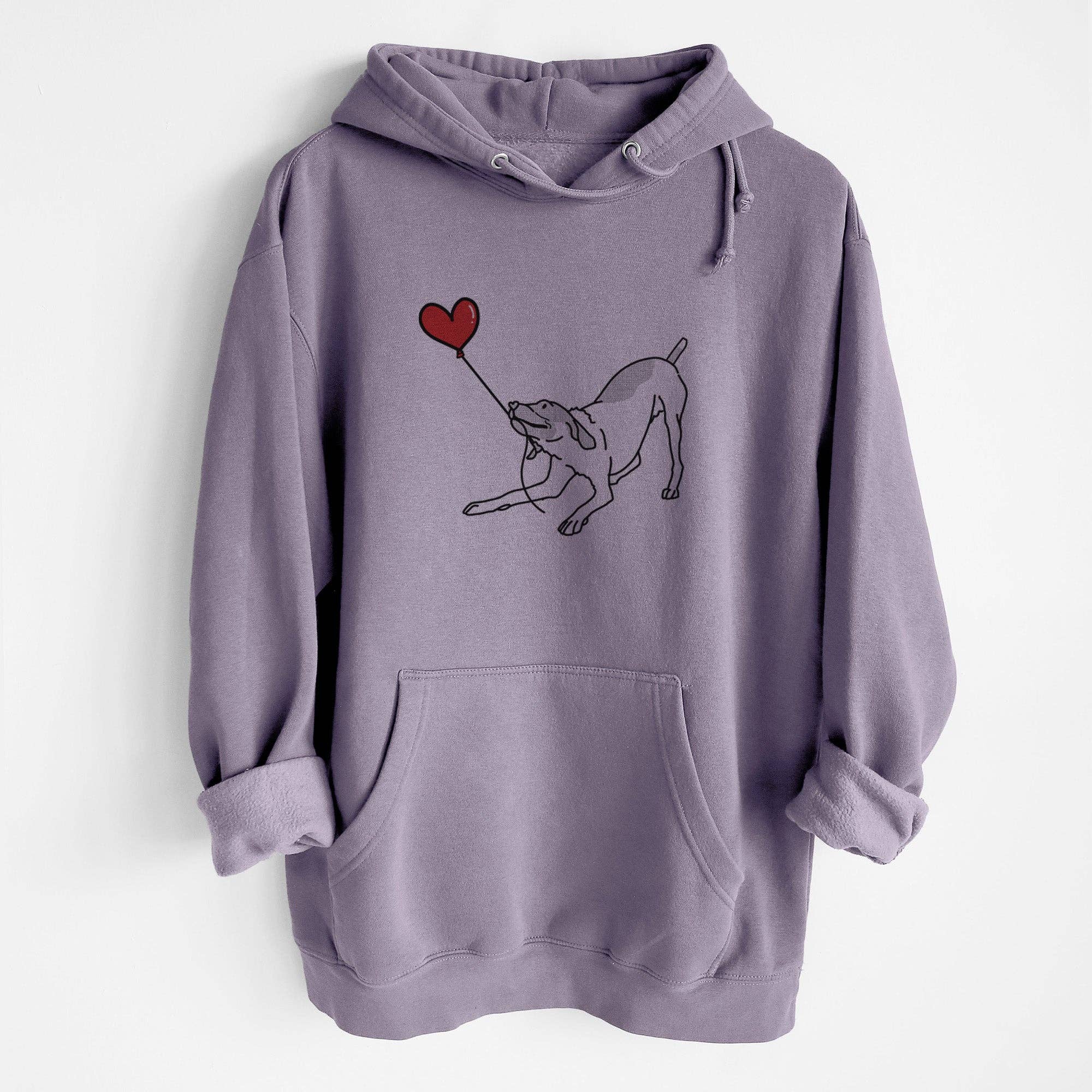 Inkopious - Vente Sweat à capuche – unisexe - Sweat à capuche en polaire épaisse German Shorthaired Pointer Heart String3