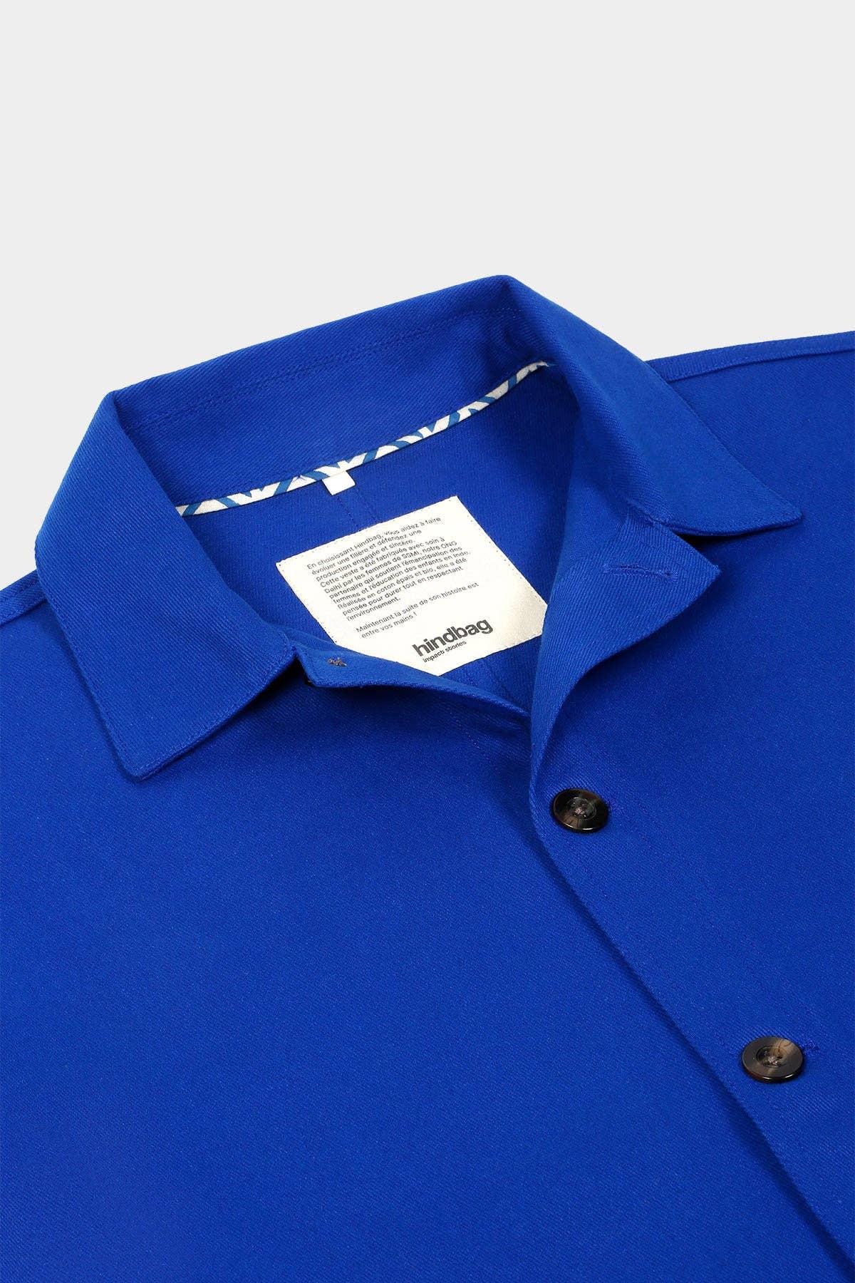 Hindbag - Wholesale Jacket - Men's - Marcel Electric Blue Mixed Jacket6