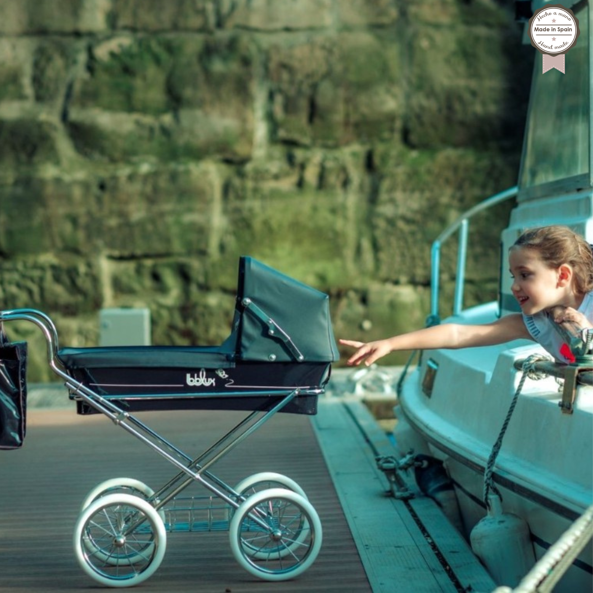 Maria & Jesus - Wholesale Doll Stroller - Kids - Sweet Car + Napa Bag - Customizable Color, Size, and with Your Name!19