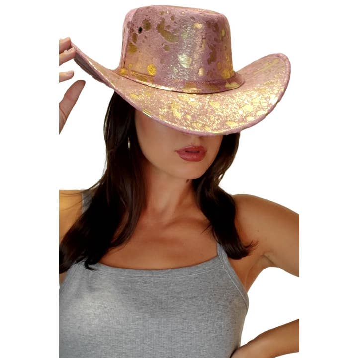 Charlie Leather - Wholesale Cowboy hat – Unisex - Xiomara Fur Cowboy Hat2