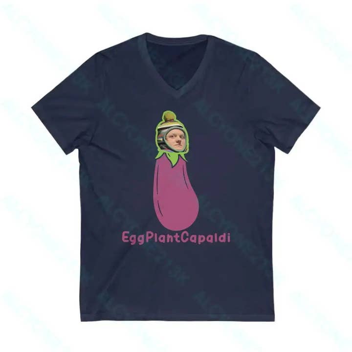 Lewis Capaldi Unisex Jersey Short Sleeve V-Neck Tee for wholesale by Alcyone213k