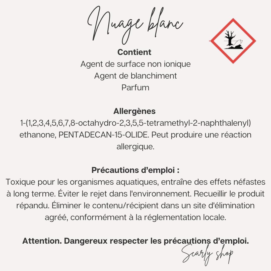 Scarly Shop - Wholesale Multi-Surface Cleaner - Multi-purpose spray - White cloud1