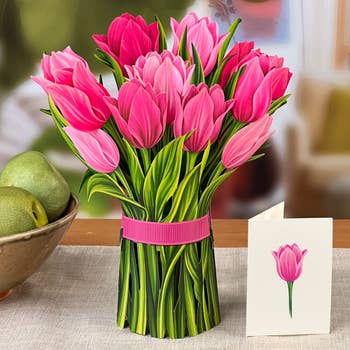 Wholesale Flower Cart Tulips Wrapping Paper Roll for your store - Faire