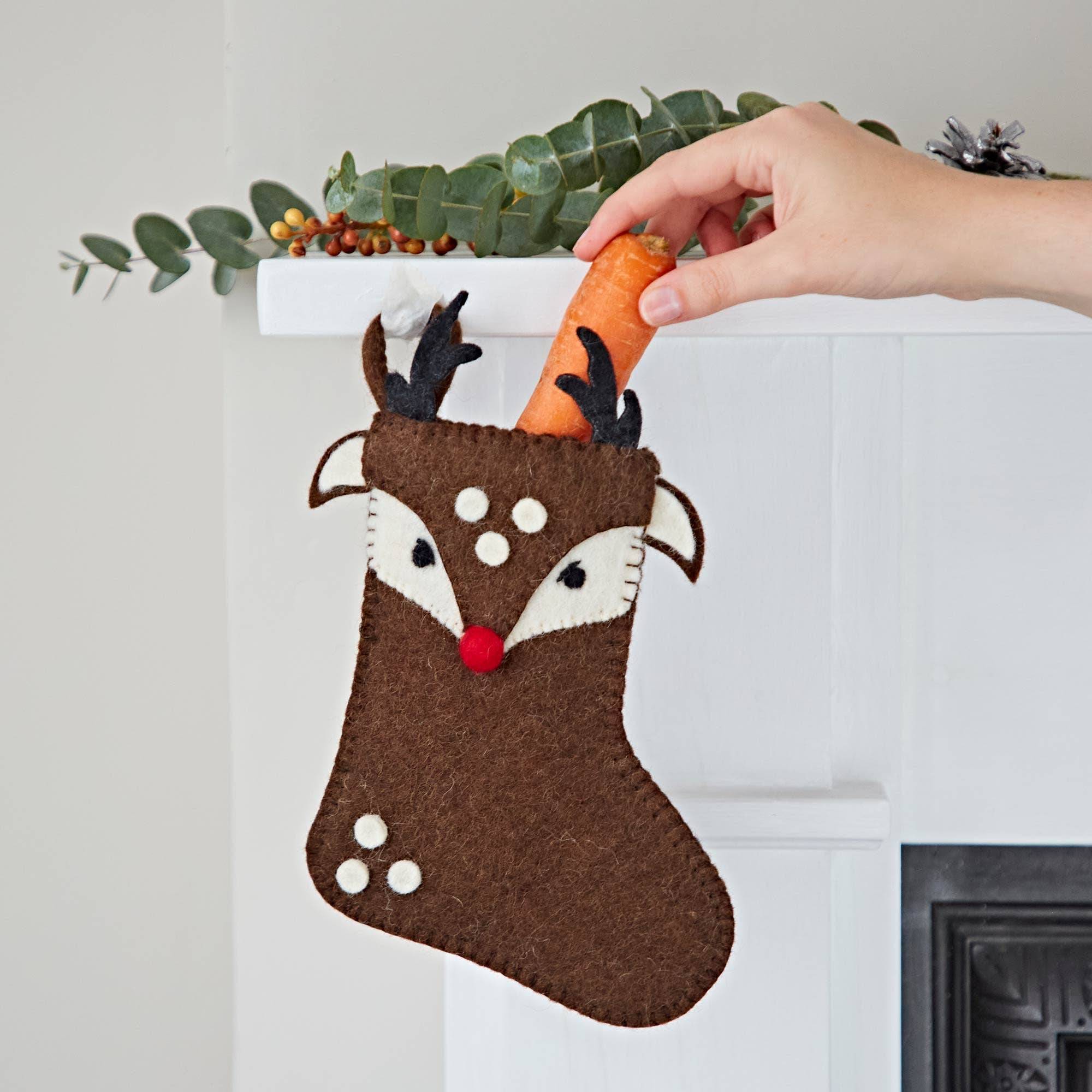 The Paper High Gift Company Limited – wholesale Holiday Stocking – Felt Animal Christmas Stocking0