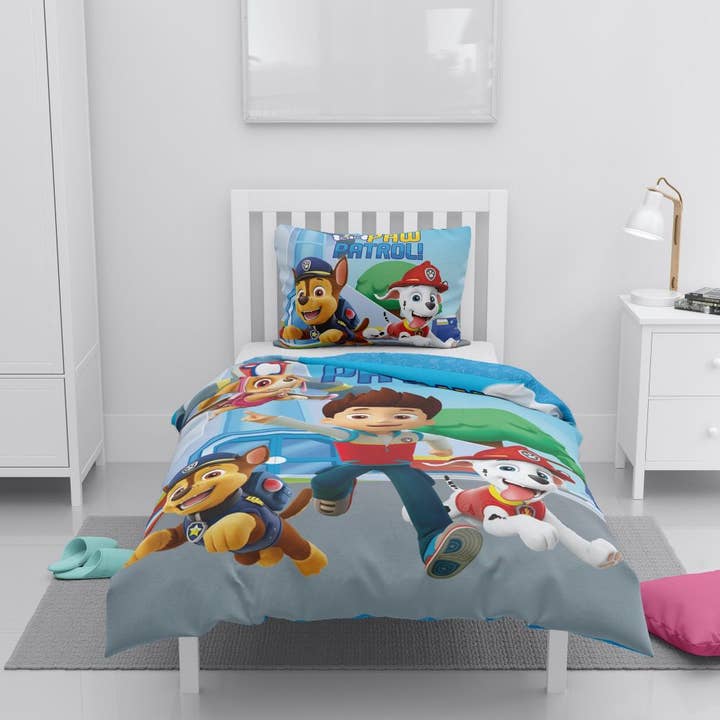 Paw Patrol Team 2 100% cotton duvet set 140x200 cm for wholesale by Housse De Rêve