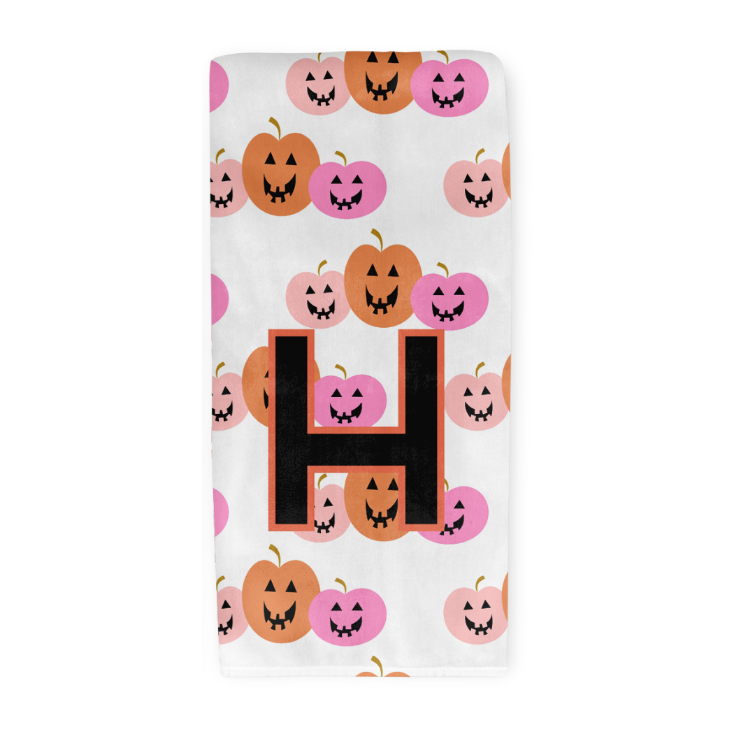 Clairebella Personalized Gifts & Pillows – toalha por atacado – Jack-O-Lantern | Toalha de Mão de Qualidade | Toalha de Convidado de Halloween1