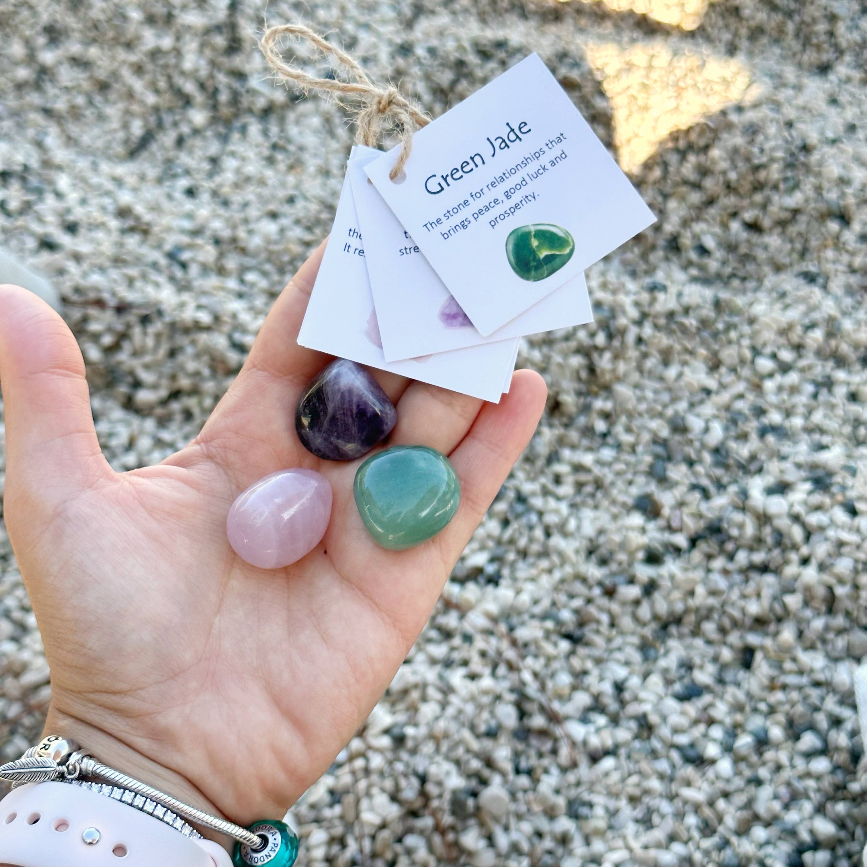 Evileyefavor - Wholesale Spiritual Stone/Crystal - Wholesale Healing Crystal Set - Amethyst, Citrine with Card1