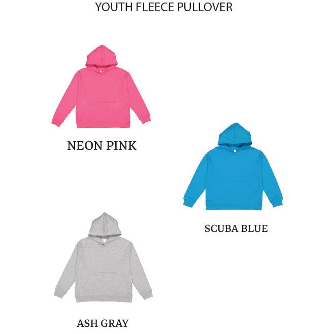 MT Brand Apparel - Wholesale Hoodie - Kids - Wavy Sunrise Youth Hooded Fleece Pullover - Customizable3
