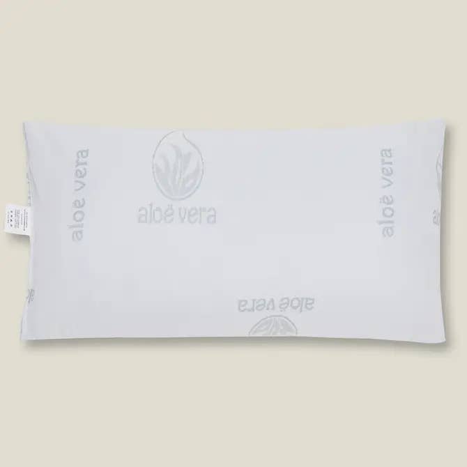 SISTEMAS DE RECICLADO PARA EL DESCANSO S.L. - Wholesale Bedding Pillow - Grey Aloe Vera visco flake pillow with zipper 70x36cm4