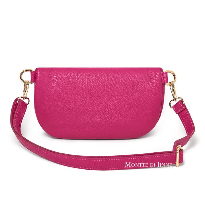 MONTTE DI JINNE – Engroshandel Crossbodytaske - Dame – Italiensk ægte læder crossbody bæltetaske-mellemstor9