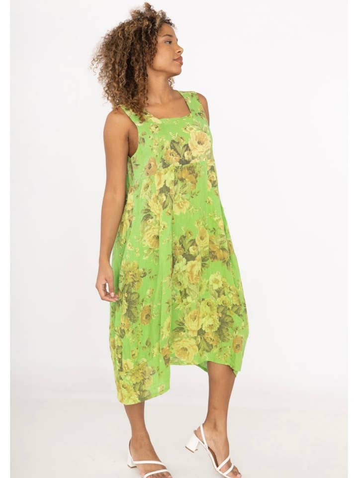 LINEN & COTTON HOUSE - Wholesale Dress - Women's - LINEN DRESS 322 SPRING SUMMER CLOTHING