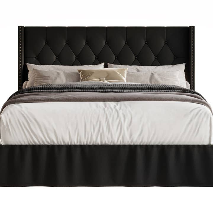 Home Design - Wholesale Bed - Home Design Andrea Upholstered Storage Panel Bed Frame7