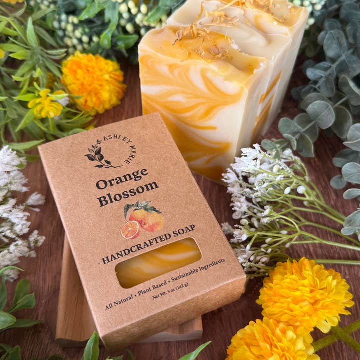 Ashley Marie Soap - Wholesale Bar Soap - Orange Blossom Soap– Boxed Soap Bar
4