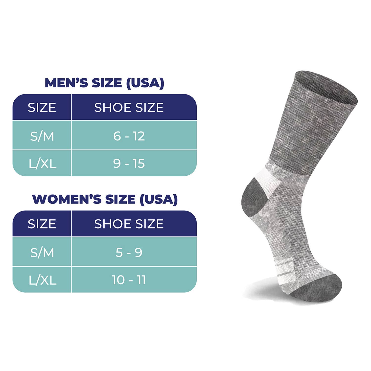 Extreme Fit Wholesale – wholesale Socks – Unisex – 2-Pairs: Non-Binding Loose Fit Cotton Diabetic Crew Socks11