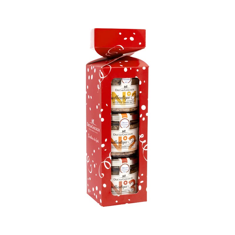 Ducs de Gascogne - Wholesale Gift Box - “Iconic Crackers” gift box - 3 terrines