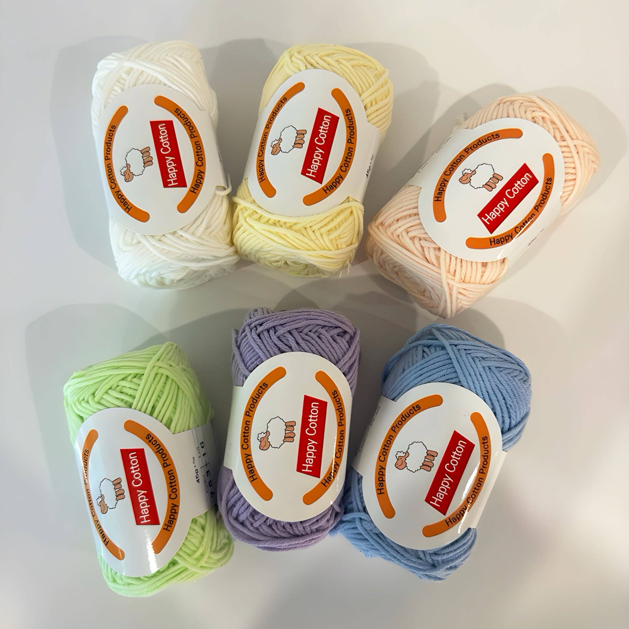 Luv Loop Craft - Vente Fils à tricoter - Fil à Tricoter pour Bébé - Happy Cotton 45g - Idéal pour Débutants3
