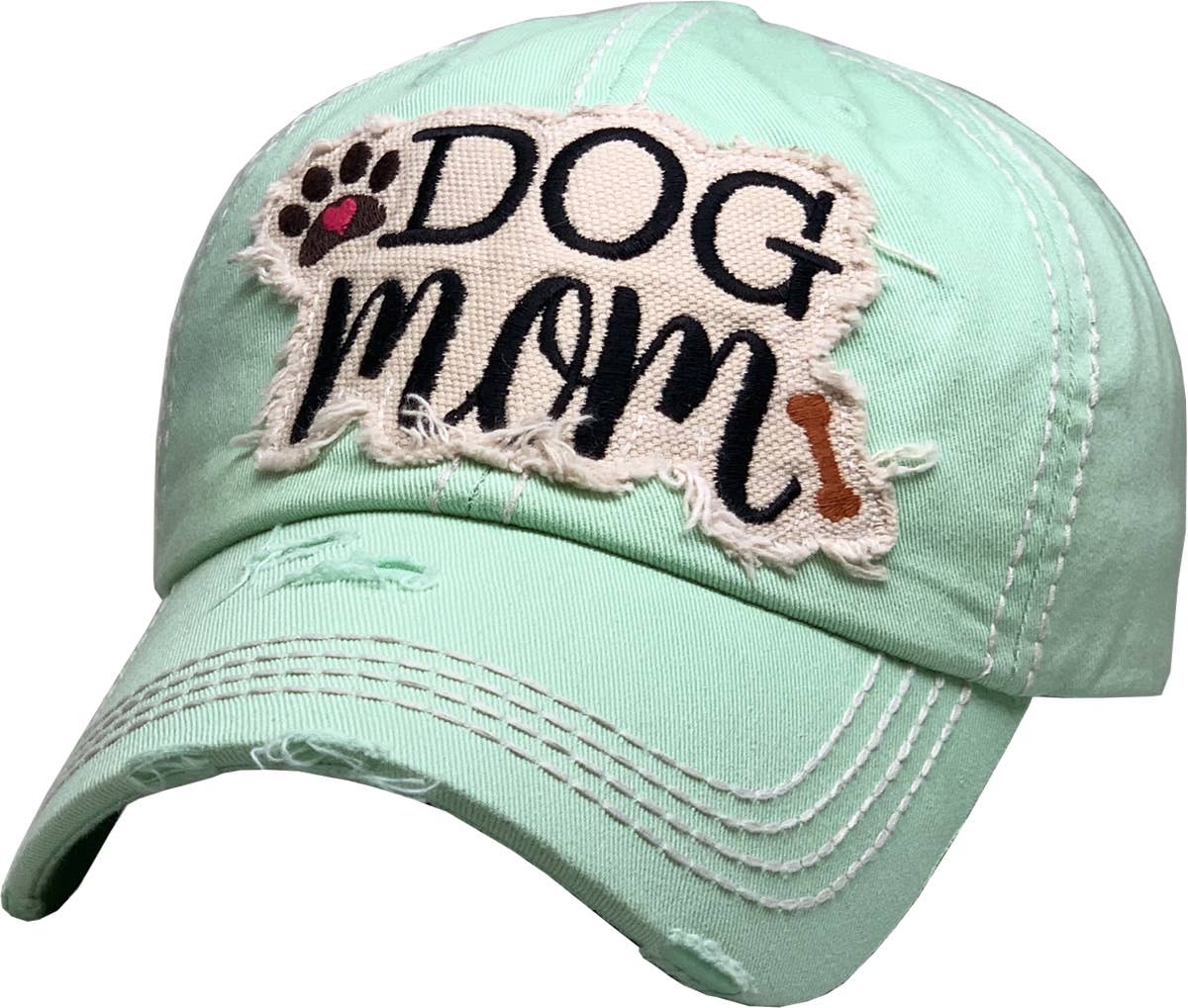 KBETHOS - Wholesale Baseball Cap - Women's - DOG MOM WASHED VINTAGE BALLCAP32