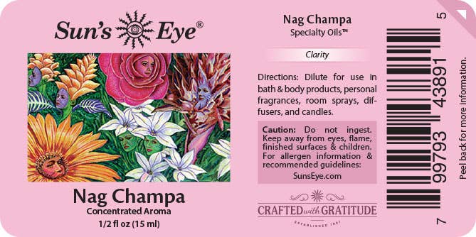 Sun's Eye - Wholesale Fragrance Oil - Nag Champa Oil1