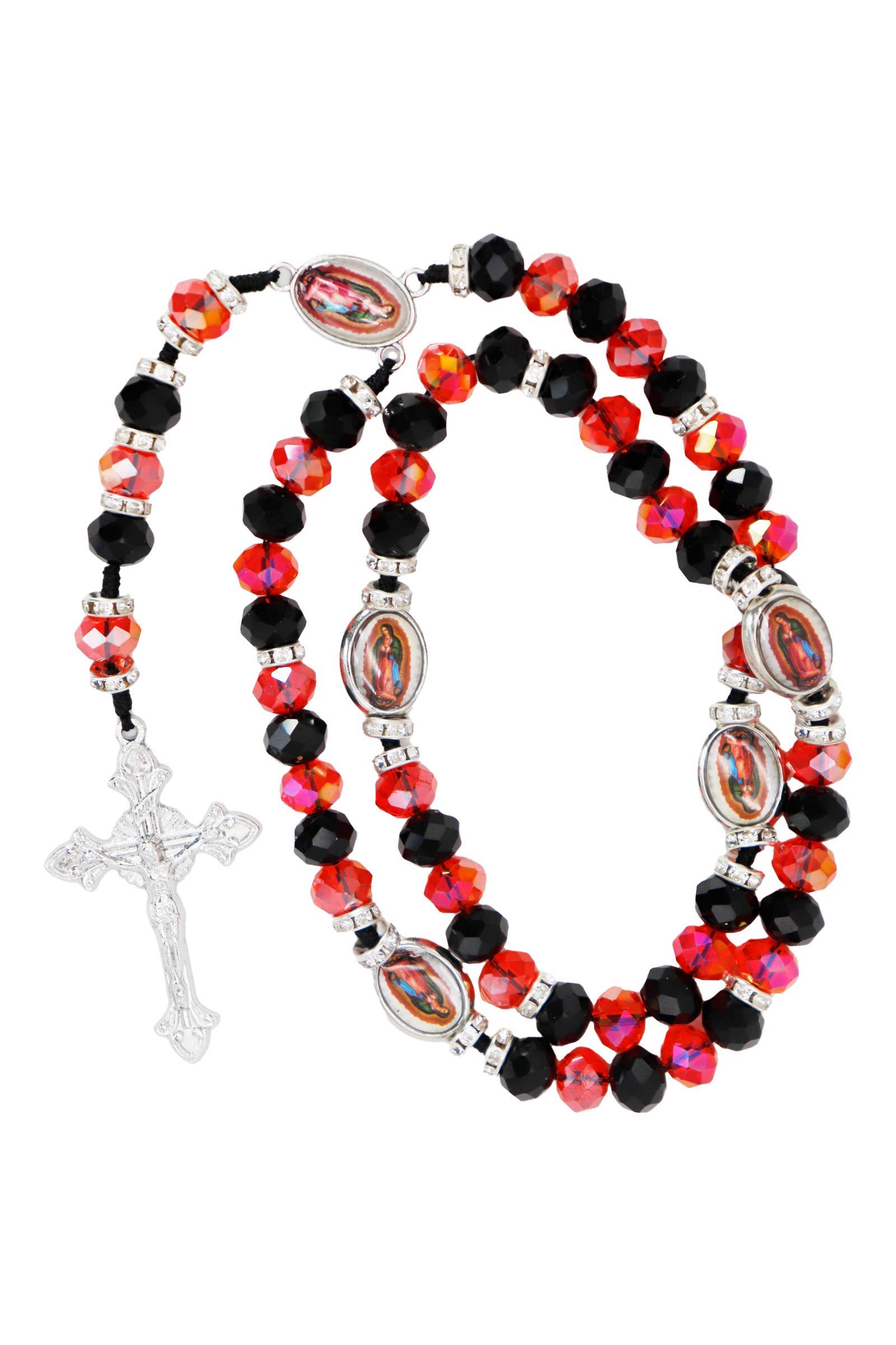 Cap Zone – wholesale Bönehalsband – Cross Ädelsten Bön Pärlor Radband Halsband4