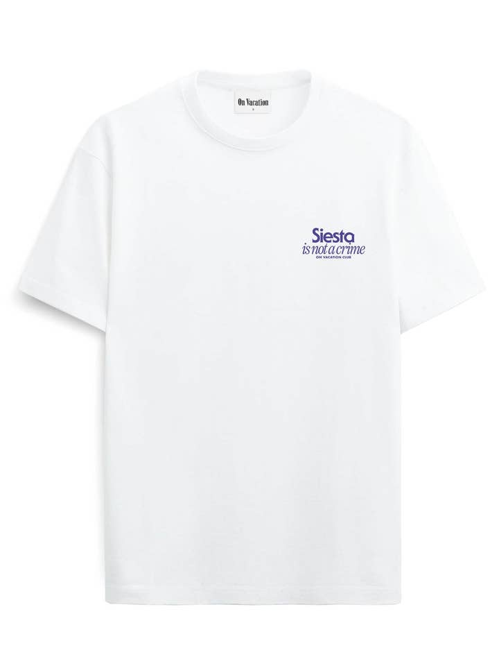 Siesta T-Shirt - White for wholesale on Faire0