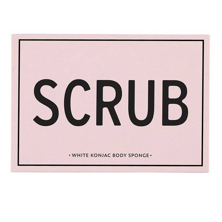 Angle - Wholesale Bath Pouf/Sponge - Konjac Body Sponge - Blush