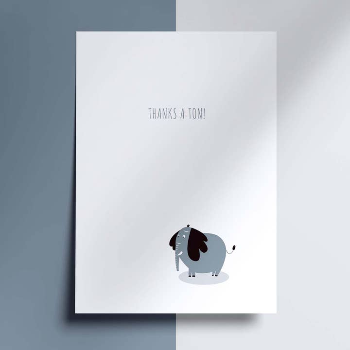 Wenskaart - Vielen Dank für den Großhandel von printthings