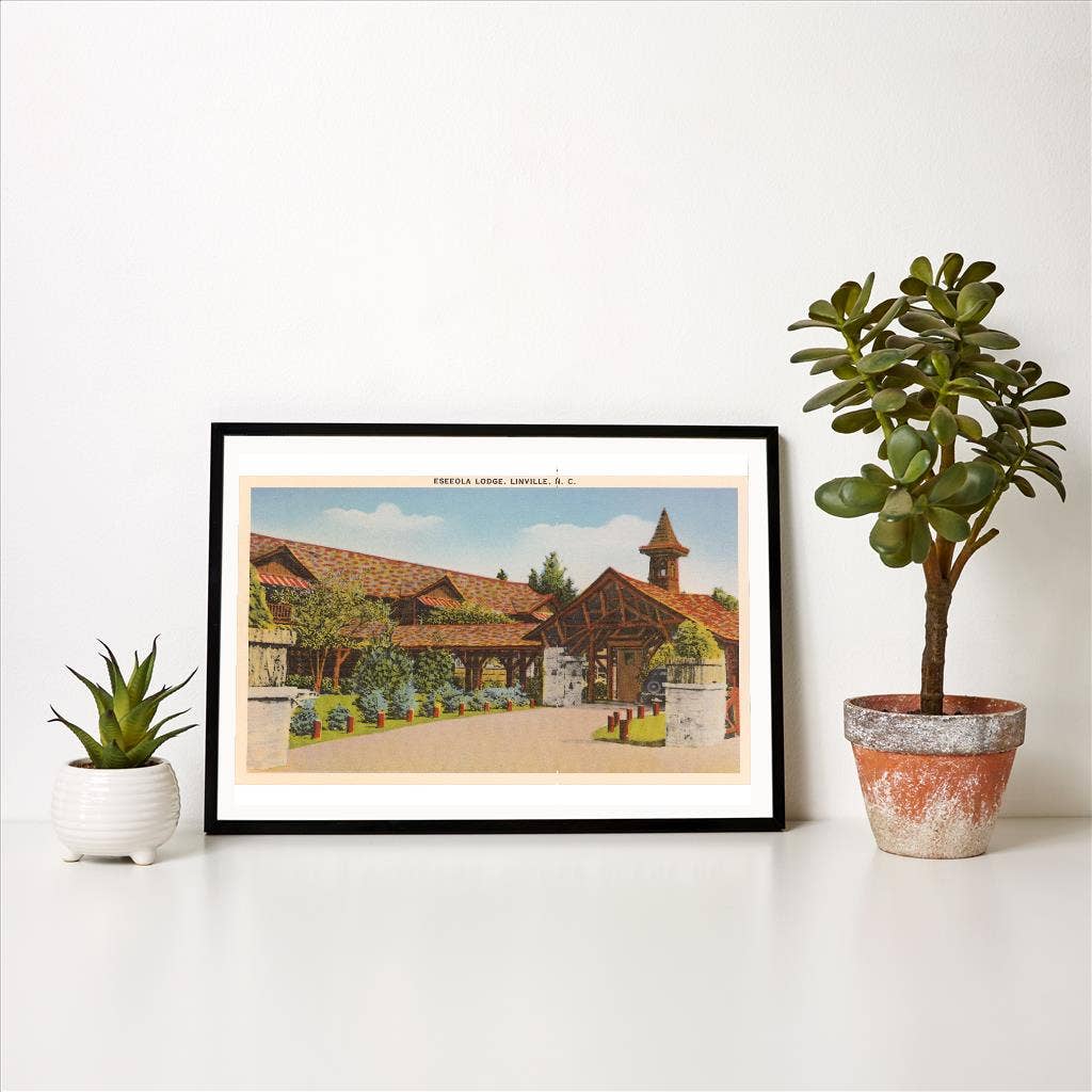 Found Image Press - Wholesale Kunstprint - Kunstdruk NC-334 Esceola Lodge, Linville1